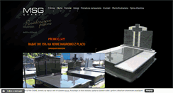 Desktop Screenshot of nagrobki-msg.pl